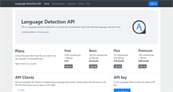 Desktop Screenshot of detectlanguage.com
