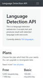 Mobile Screenshot of detectlanguage.com